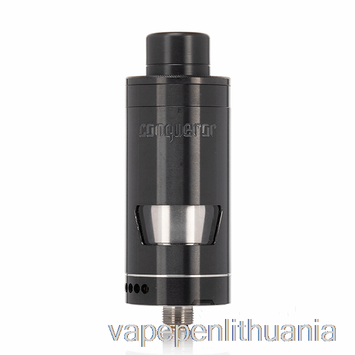 Conqueror Rta By Wotofo - Dvigubas Juodas Vape Skystis Be Posto